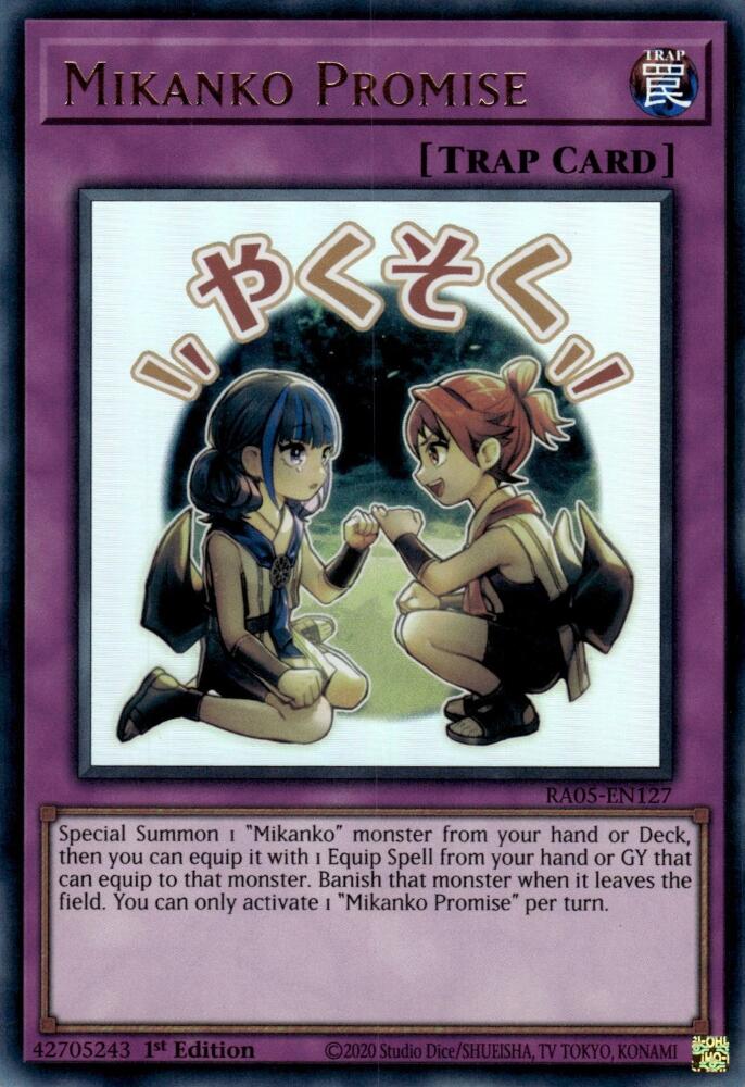 Mikanko Promise [RA05-EN127] Ultra Rare | Black Swamp Games