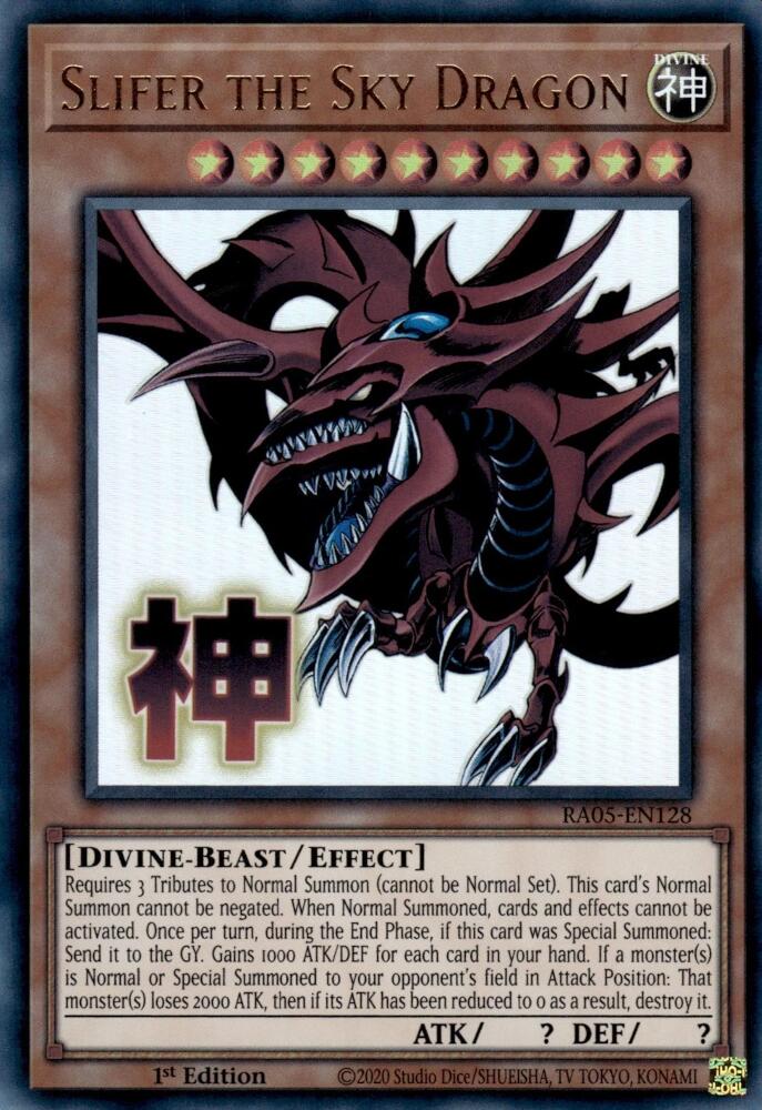 Slifer the Sky Dragon [RA05-EN128] Ultra Rare | Black Swamp Games