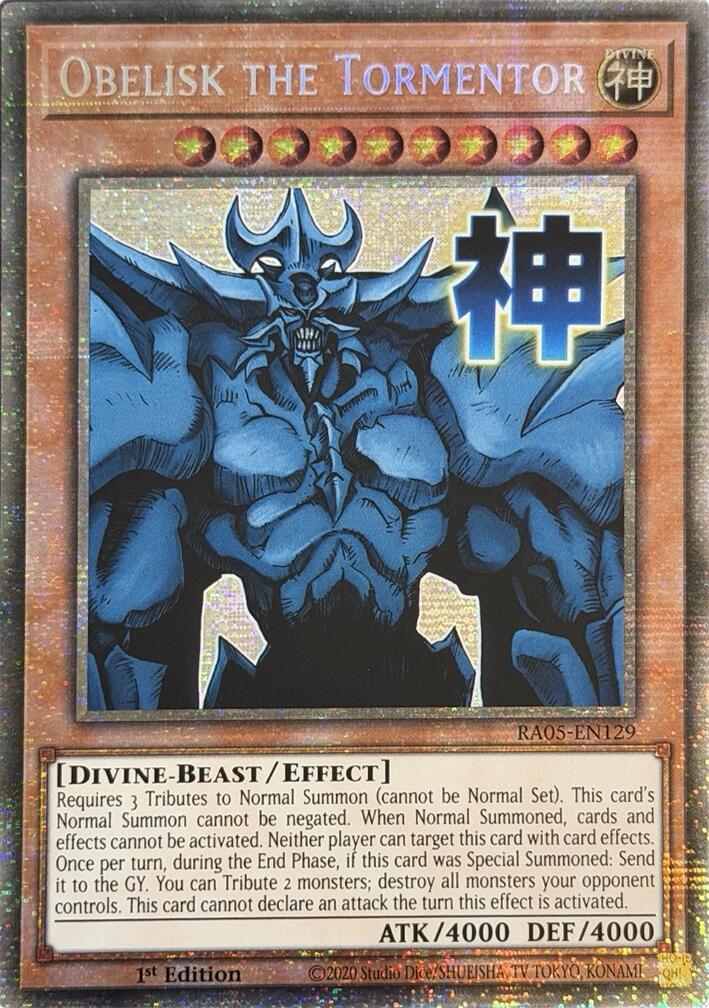 Obelisk the Tormentor (Starlight Rare) [RA05-EN129] Starlight Rare | Black Swamp Games