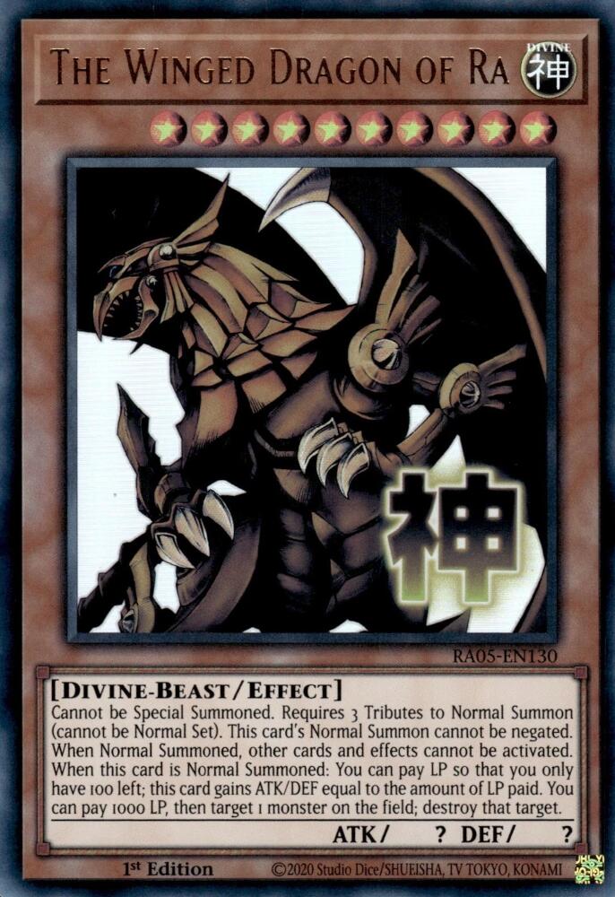 The Winged Dragon of Ra [RA05-EN130] Ultra Rare | Black Swamp Games