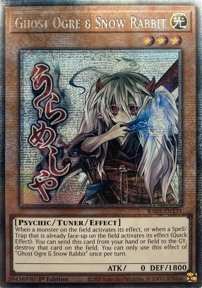 Ghost Ogre & Snow Rabbit (Starlight Rare) [RA05-EN131] Starlight Rare | Black Swamp Games