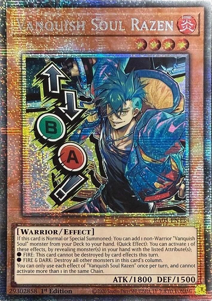 Vanquish Soul Razen (Starlight Rare) (Stamp) [RA05-EN134] Starlight Rare | Black Swamp Games