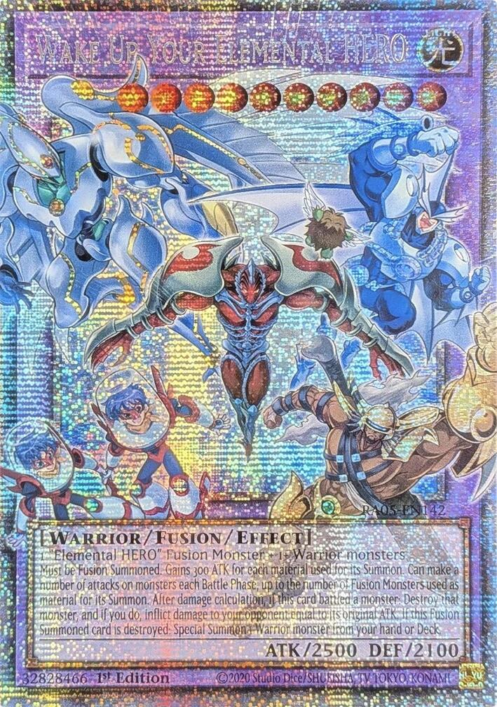 Wake Up Your Elemental HERO (Starlight Rare) [RA05-EN142] Starlight Rare | Black Swamp Games