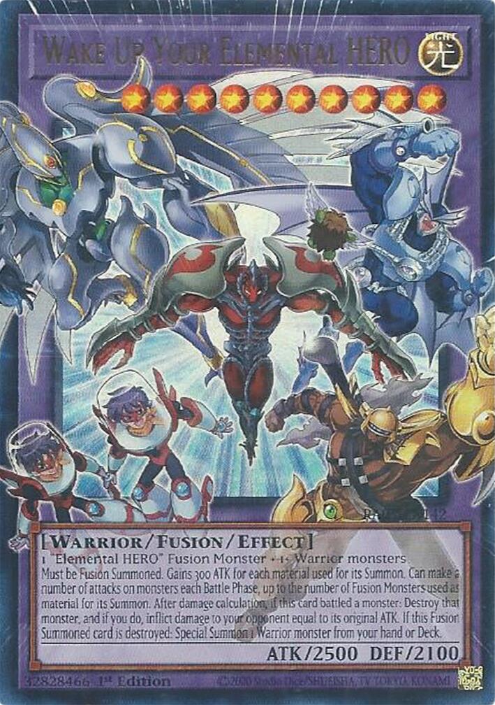 Wake Up Your Elemental HERO [RA05-EN142] Ultra Rare | Black Swamp Games