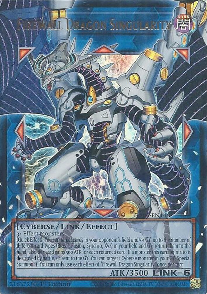 Firewall Dragon Singularity [RA05-EN146] Ultra Rare | Black Swamp Games