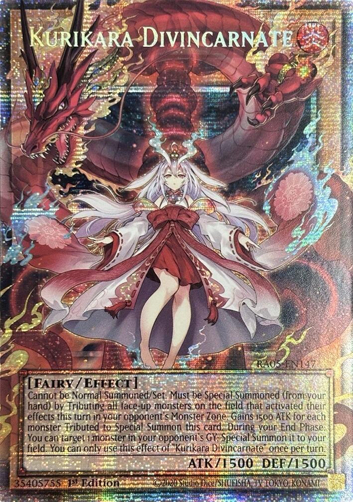 Kurikara Divincarnate (Starlight Rare) [RA05-EN147] Starlight Rare | Black Swamp Games