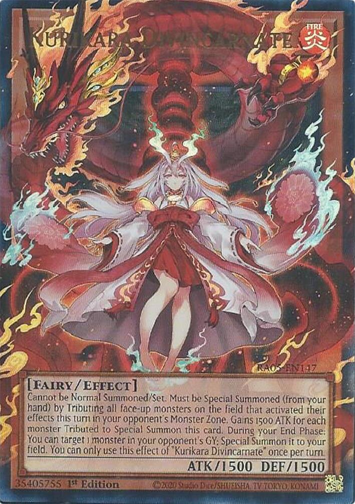 Kurikara Divincarnate [RA05-EN147] Ultra Rare | Black Swamp Games