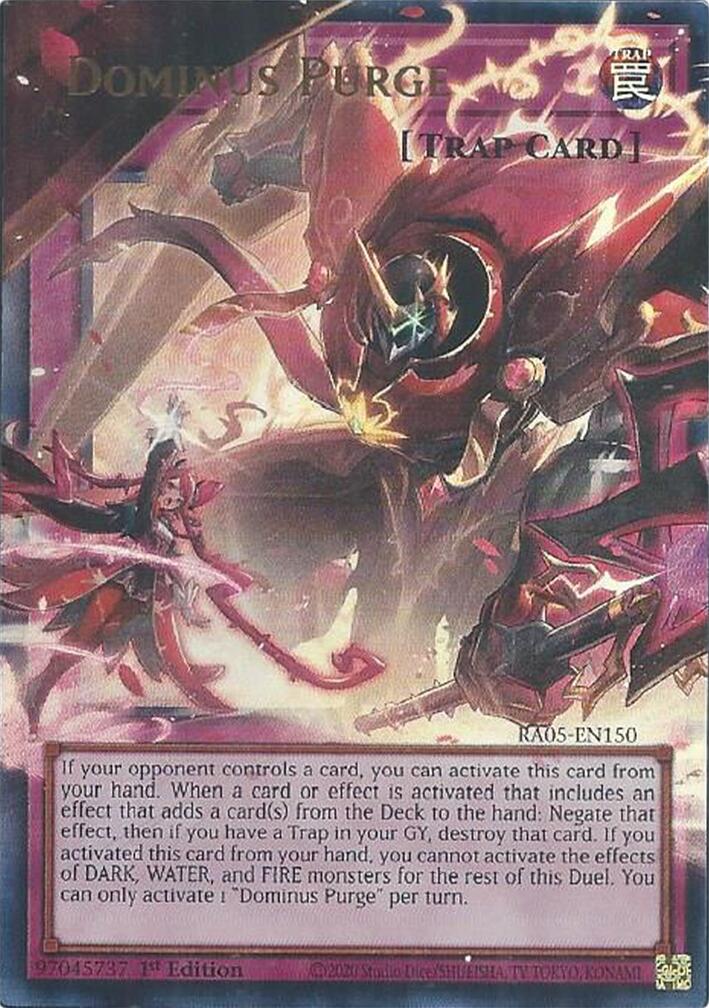 Dominus Purge [RA05-EN150] Ultra Rare | Black Swamp Games