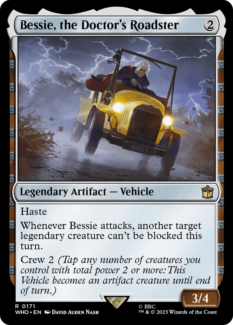 Bessie, the Doctor's Roadster [Doctor Who] | Black Swamp Games