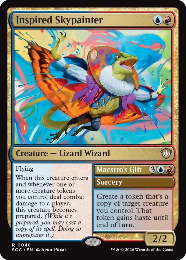 Inspired Skypainter [Secrets of Strixhaven Commander] | Black Swamp Games