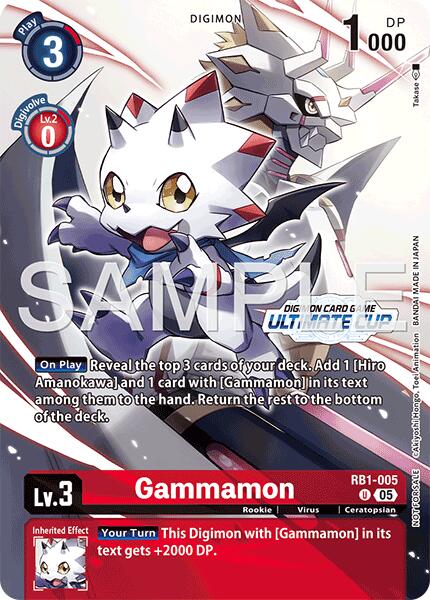 Gammamon [RB1-005] - RB1-005 (Ultimate Cup 26-27 Season 1 Top 16) [Resurgence Booster] | Black Swamp Games