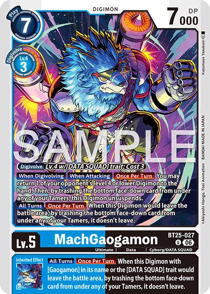 MachGaogamon [BT25-027] [Dual Revolution] | Black Swamp Games