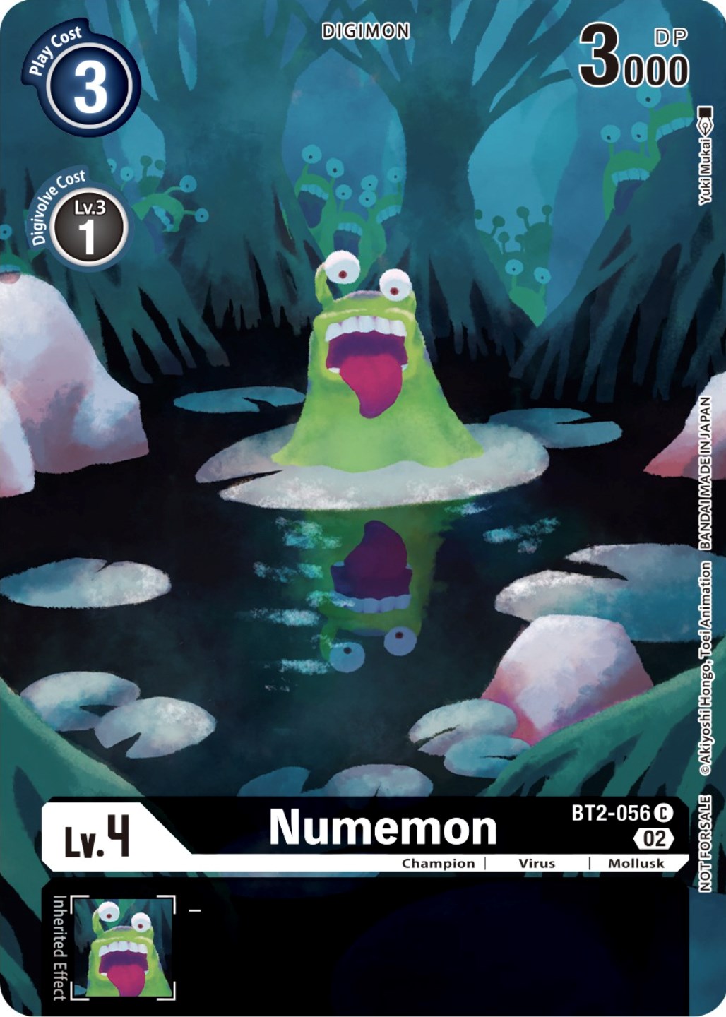 Numemon [BT2-056] (Digimon Illustration Competition Promotion Pack) [Release Special Booster Promos] | Black Swamp Games