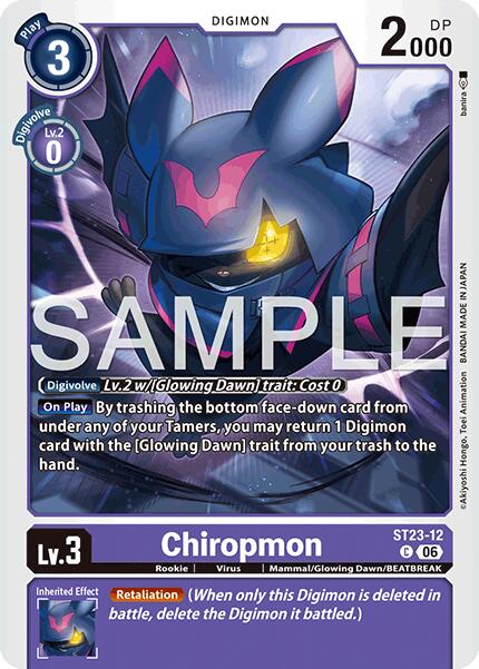Chiropmon [ST23-12] [Starter Deck: Beatbreak] | Black Swamp Games