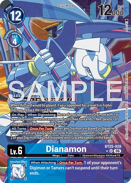 Dianamon [BT25-028] (Alternate Art) [Dual Revolution] | Black Swamp Games