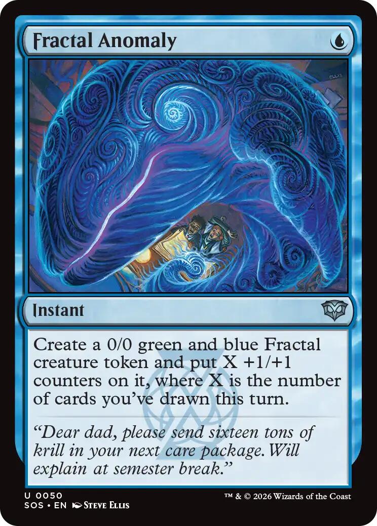 Fractal Anomaly [Secrets of Strixhaven] | Black Swamp Games
