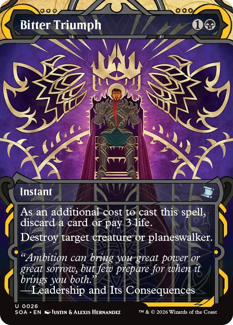 Bitter Triumph [Secrets of Strixhaven: Mystical Archive] | Black Swamp Games