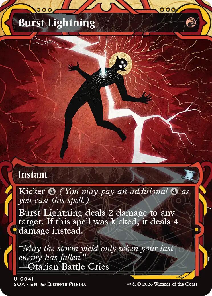 Burst Lightning [Secrets of Strixhaven: Mystical Archive] | Black Swamp Games