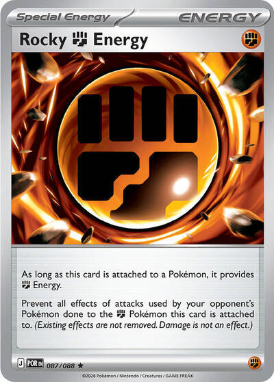 Rocky Fighting Energy (087/088) (Deck Exclusive) [Mega Evolution: Perfect Order] | Black Swamp Games