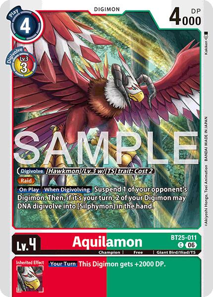 Aquilamon [BT25-011] [Dual Revolution] | Black Swamp Games
