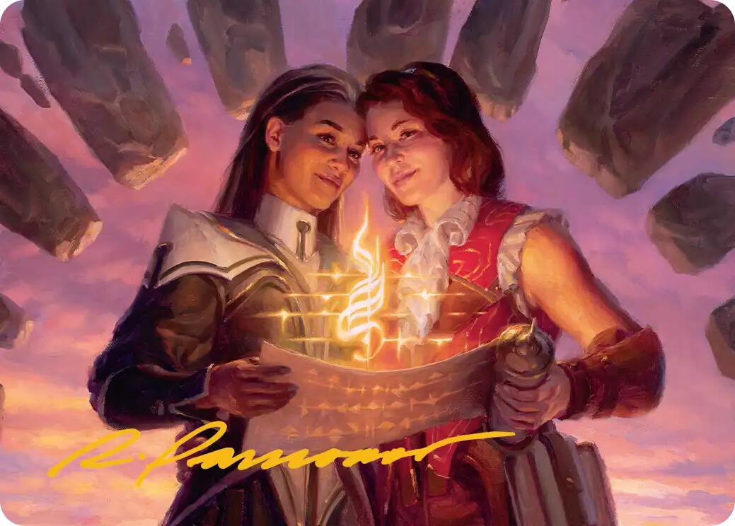 Joined Researchers Art Card (Gold-Stamped Signature) [Secrets of Strixhaven Art Series] | Black Swamp Games