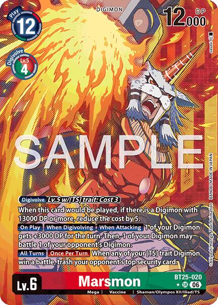 Marsmon [BT25-020] (Alternate Art) [Dual Revolution] | Black Swamp Games