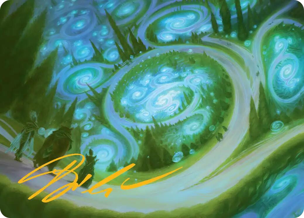 Mathemagics Art Card (Gold-Stamped Signature) [Secrets of Strixhaven Art Series] | Black Swamp Games