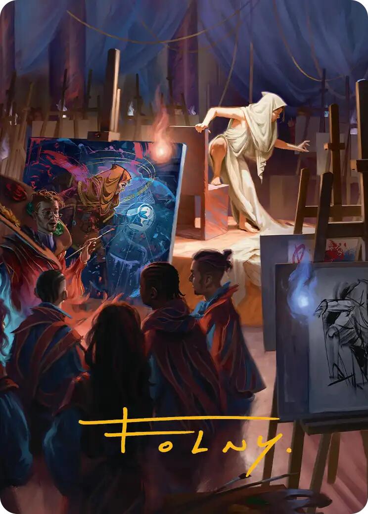 Archaeomancer Art Card (Gold-Stamped Signature) [Secrets of Strixhaven Art Series] | Black Swamp Games