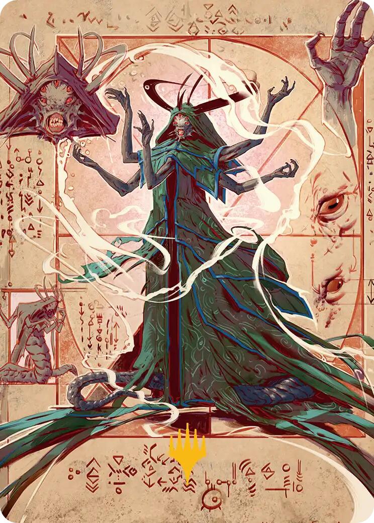 Tragedy Feaster Art Card (Gold-Stamped Planeswalker Symbol) [Secrets of Strixhaven Art Series] | Black Swamp Games