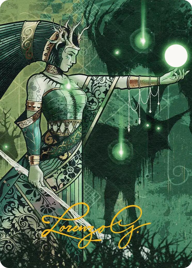 Shamanic Revelation Art Card (Gold-Stamped Signature) [Secrets of Strixhaven Art Series] | Black Swamp Games
