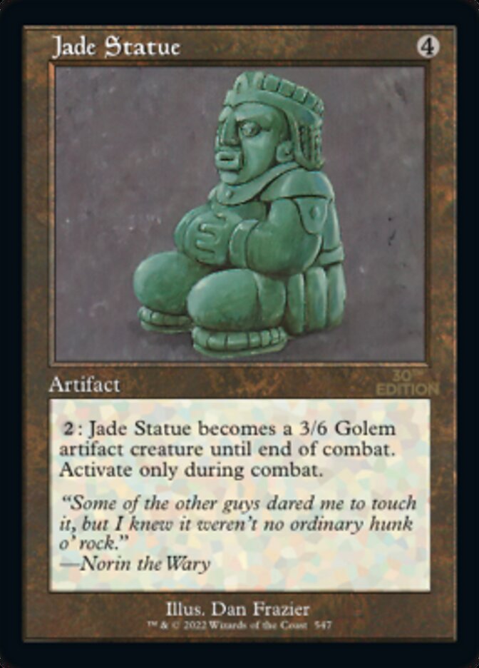 Jade Statue (Retro) [30th Anniversary Edition] | Black Swamp Games