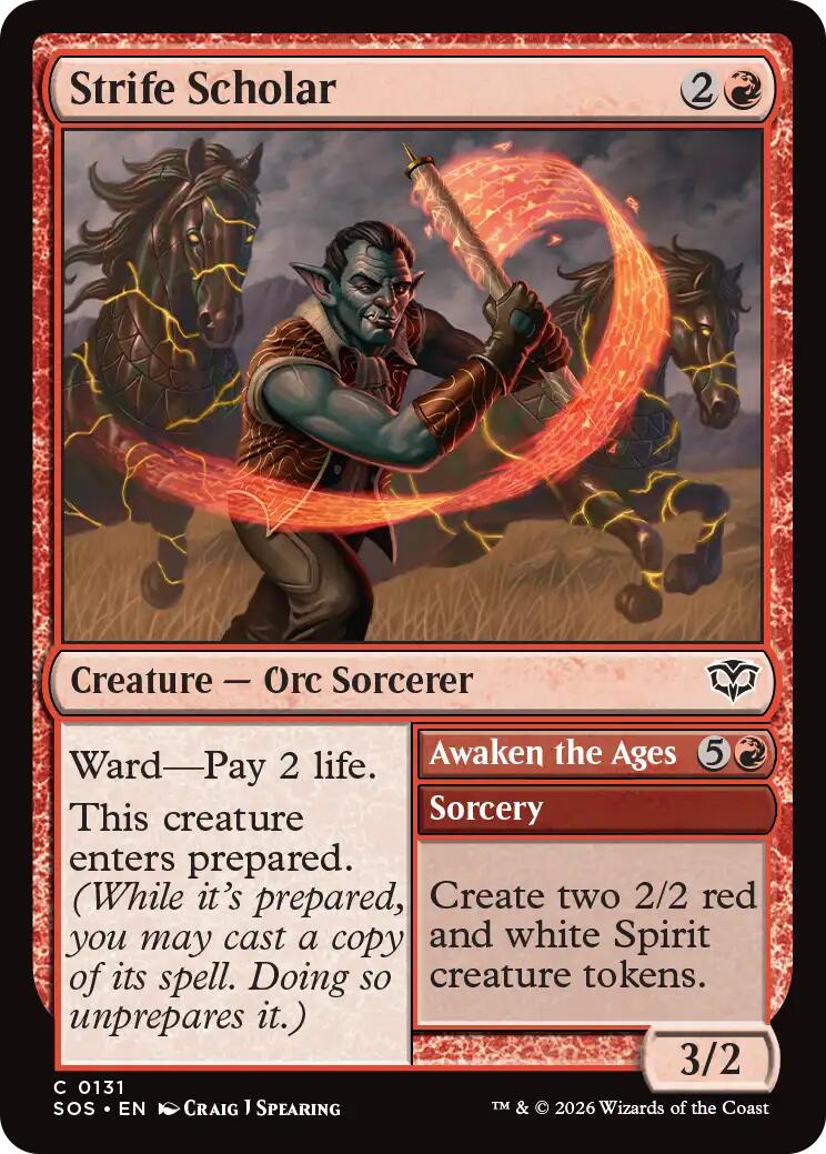 Strife Scholar [Secrets of Strixhaven] | Black Swamp Games