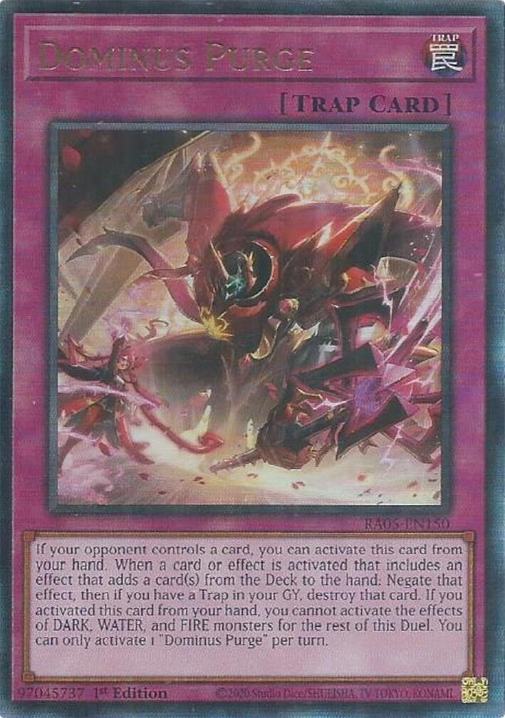 Dominus Purge (Ultimate Rare) [RA05-EN150] Ultimate Rare | Black Swamp Games