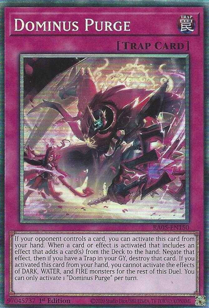 Dominus Purge (Collector's Rare) [RA05-EN150] Collector's Rare | Black Swamp Games