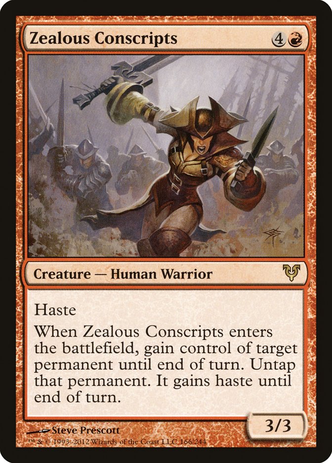 Zealous Conscripts [Avacyn Restored] | Black Swamp Games