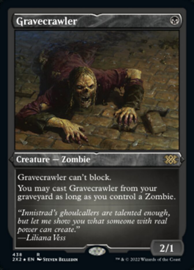 Gravecrawler (Foil Etched) [Double Masters 2022] | Black Swamp Games