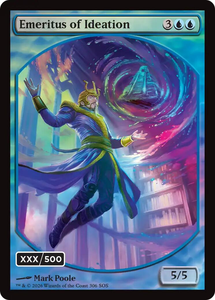 Emeritus of Ideation (Serial Numbered) [Secrets of Strixhaven] | Black Swamp Games