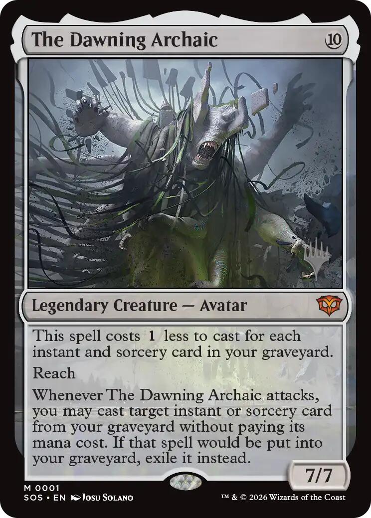 The Dawning Archaic [Secrets of Strixhaven Promos] | Black Swamp Games