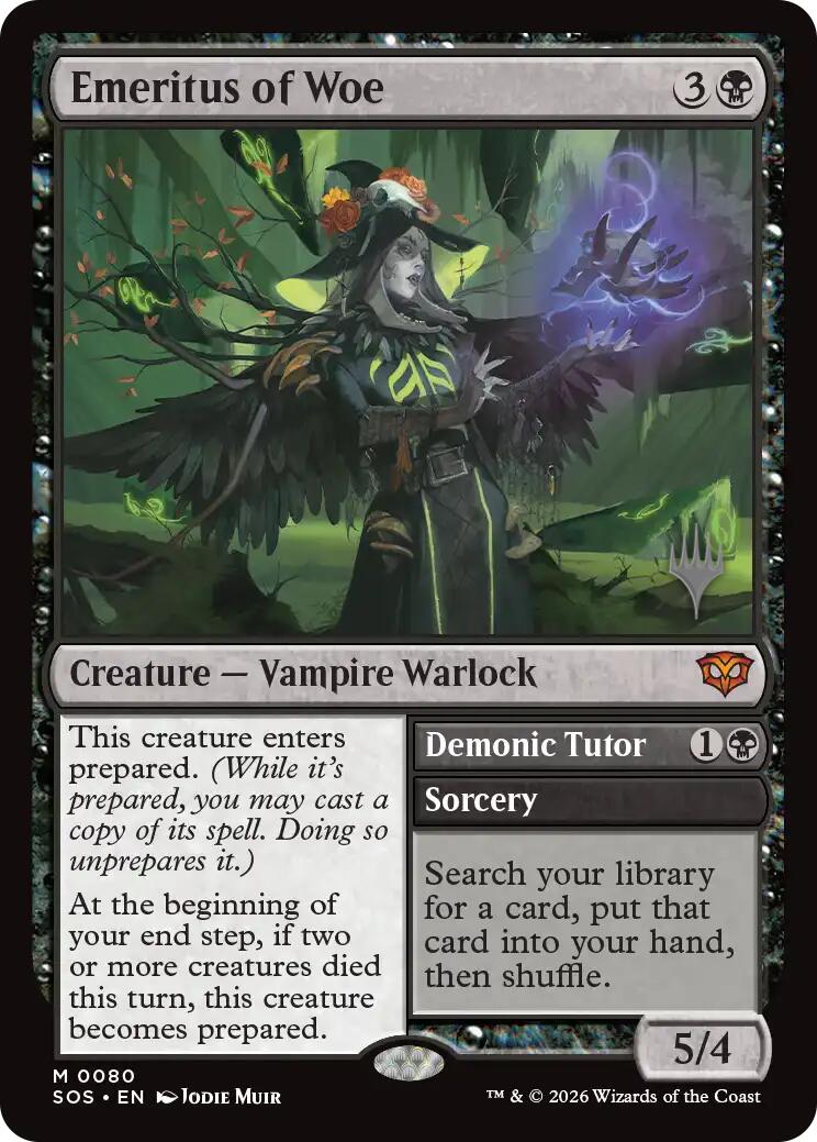 Emeritus of Woe [Secrets of Strixhaven Promos] | Black Swamp Games