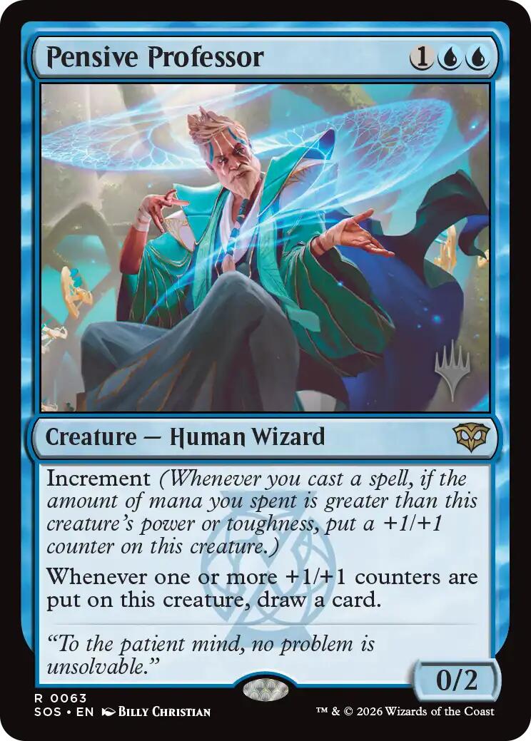 Pensive Professor [Secrets of Strixhaven Promos] | Black Swamp Games