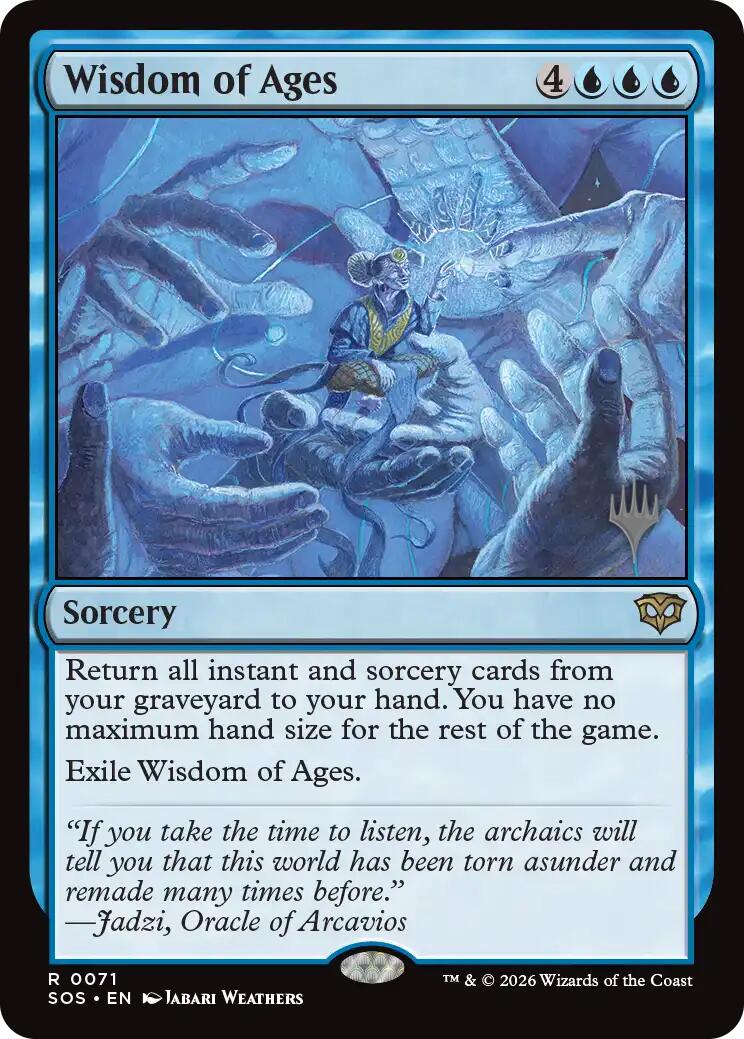 Wisdom of Ages [Secrets of Strixhaven Promos] | Black Swamp Games