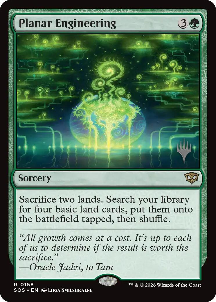 Planar Engineering [Secrets of Strixhaven Promos] | Black Swamp Games