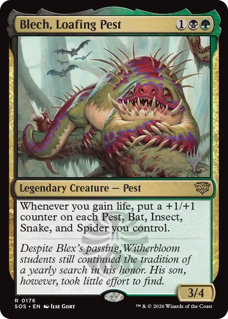 Blech, Loafing Pest [Secrets of Strixhaven Promos] | Black Swamp Games