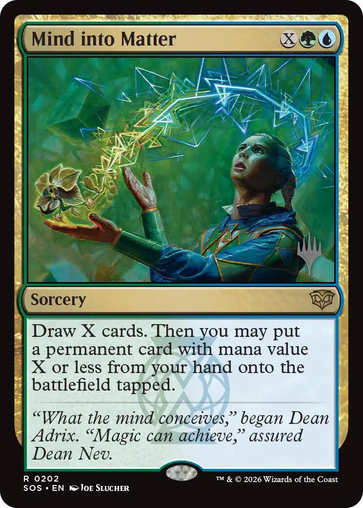 Mind into Matter [Secrets of Strixhaven Promos] | Black Swamp Games