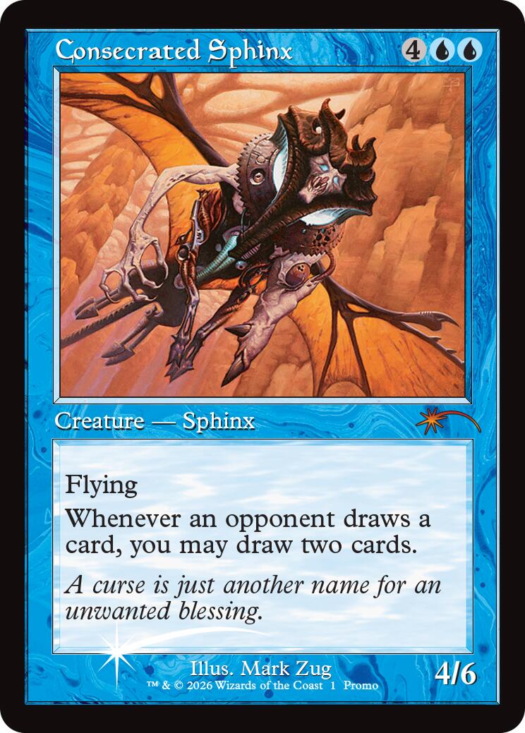 Consecrated Sphinx (Retro Frame) [MagicFest 2025] | Black Swamp Games