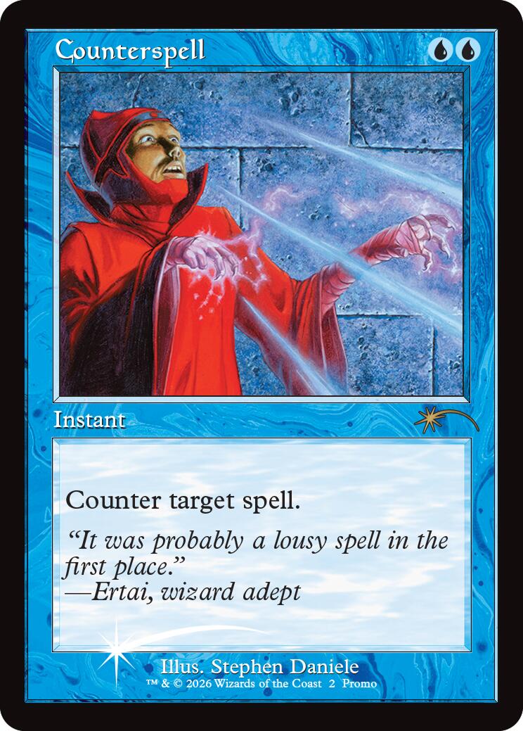 Counterspell (Retro Frame) [MagicFest 2025] | Black Swamp Games