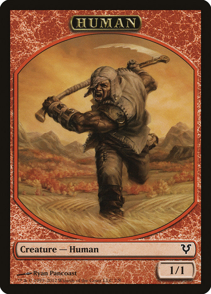 Human Token (7/8) [Avacyn Restored Tokens] | Black Swamp Games