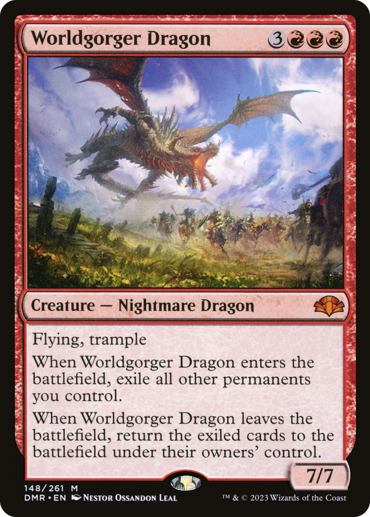 Worldgorger Dragon [Dominaria Remastered] | Black Swamp Games
