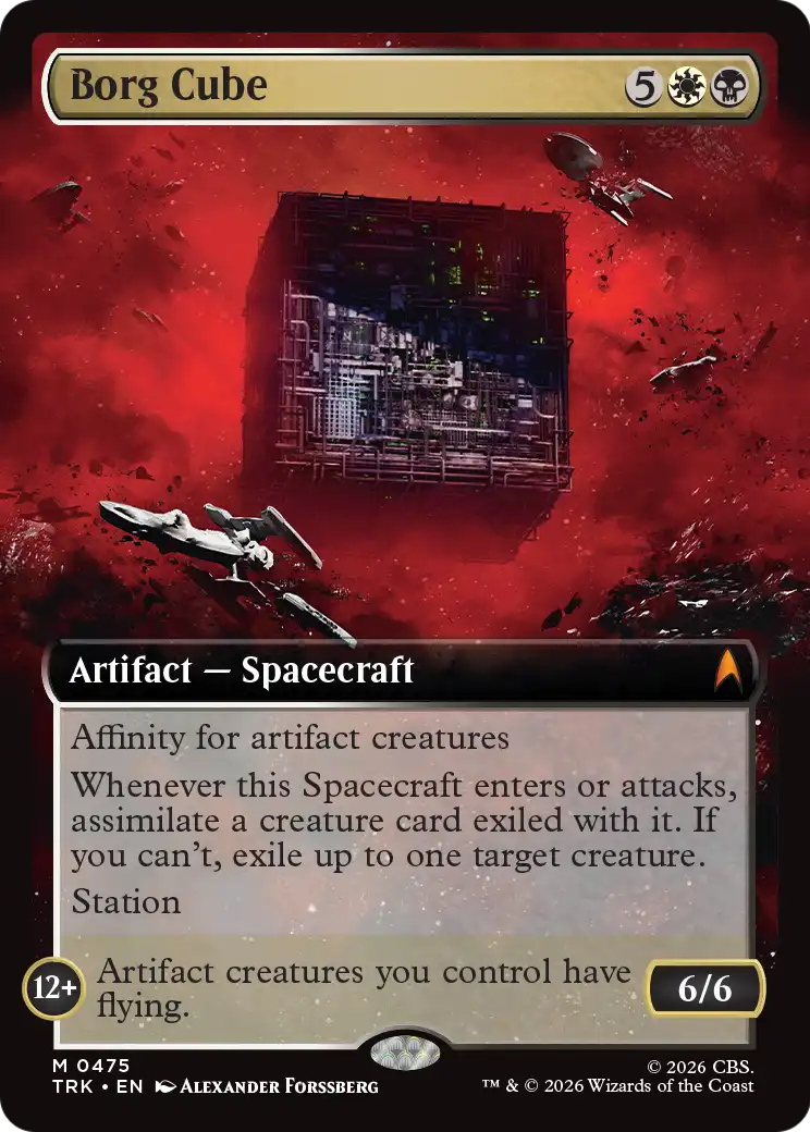 Borg Cube (Extended Art) [Star Trek] | Black Swamp Games
