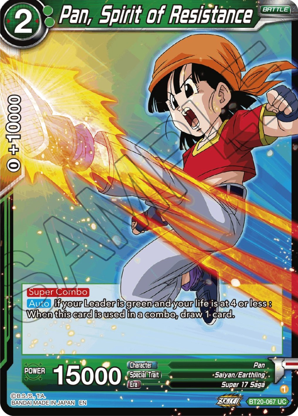 Pan, Spirit of Resistance (BT20-067) [Power Absorbed] | Black Swamp Games